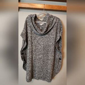 Woman Within Charcoal Cowl Neck Sweater